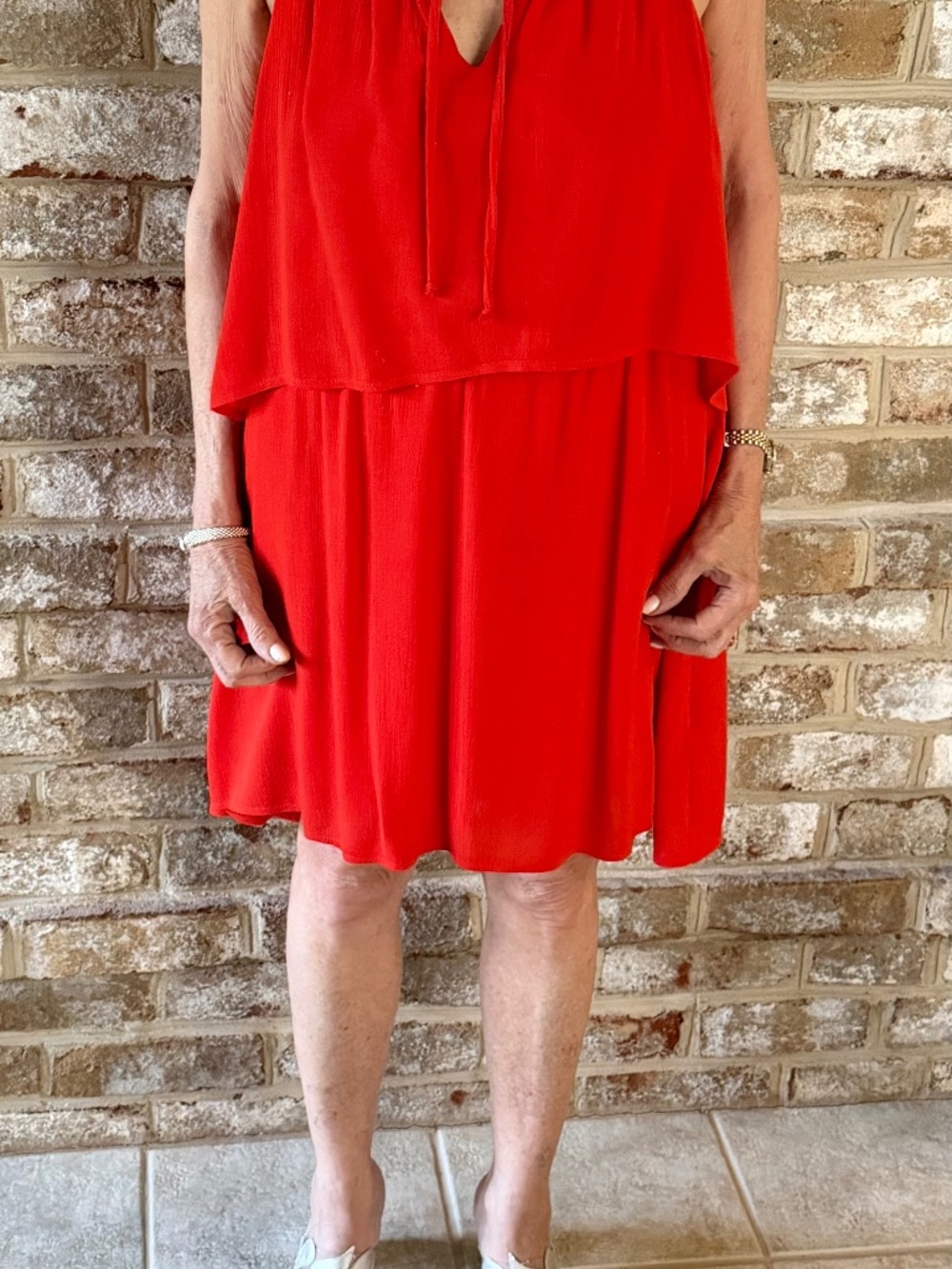 Splendid High Low Hem Dress Soft Stretch Casual Chic